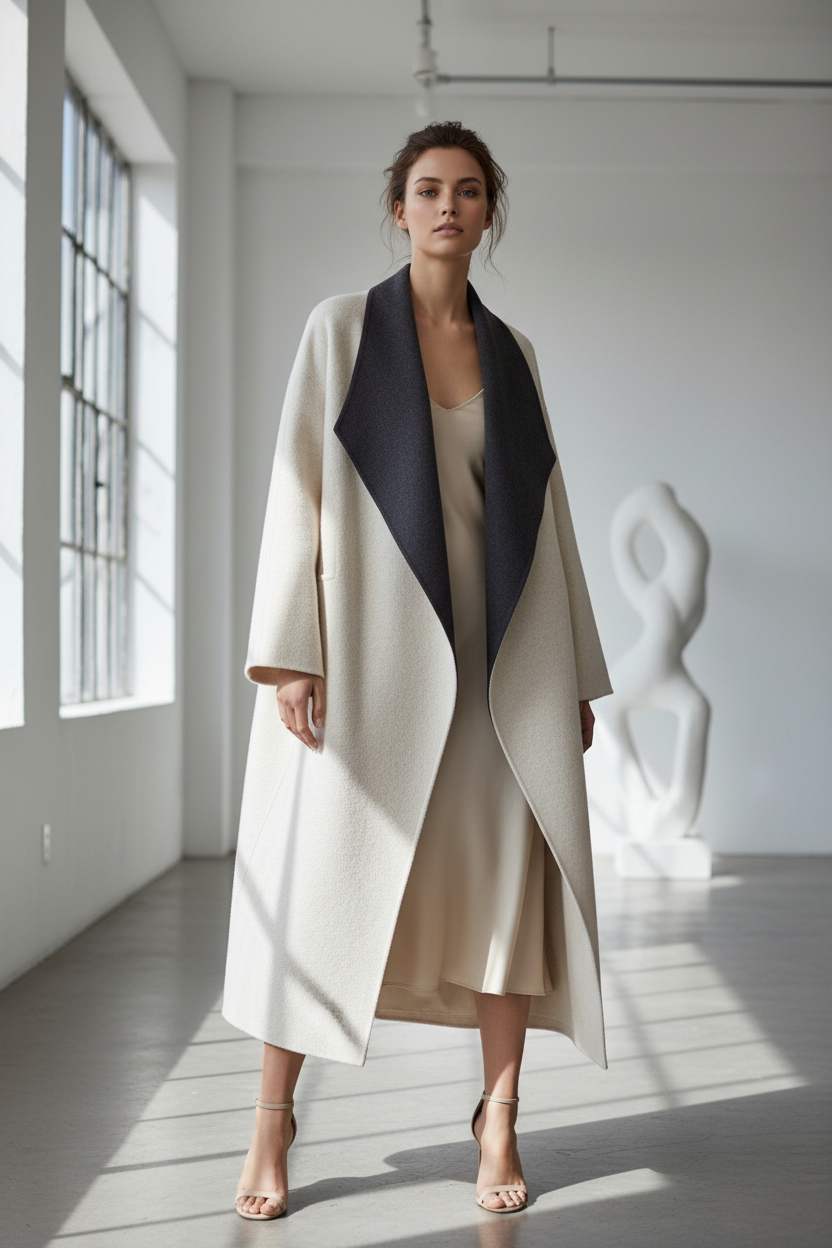 Atelier Drape Coat - model shot