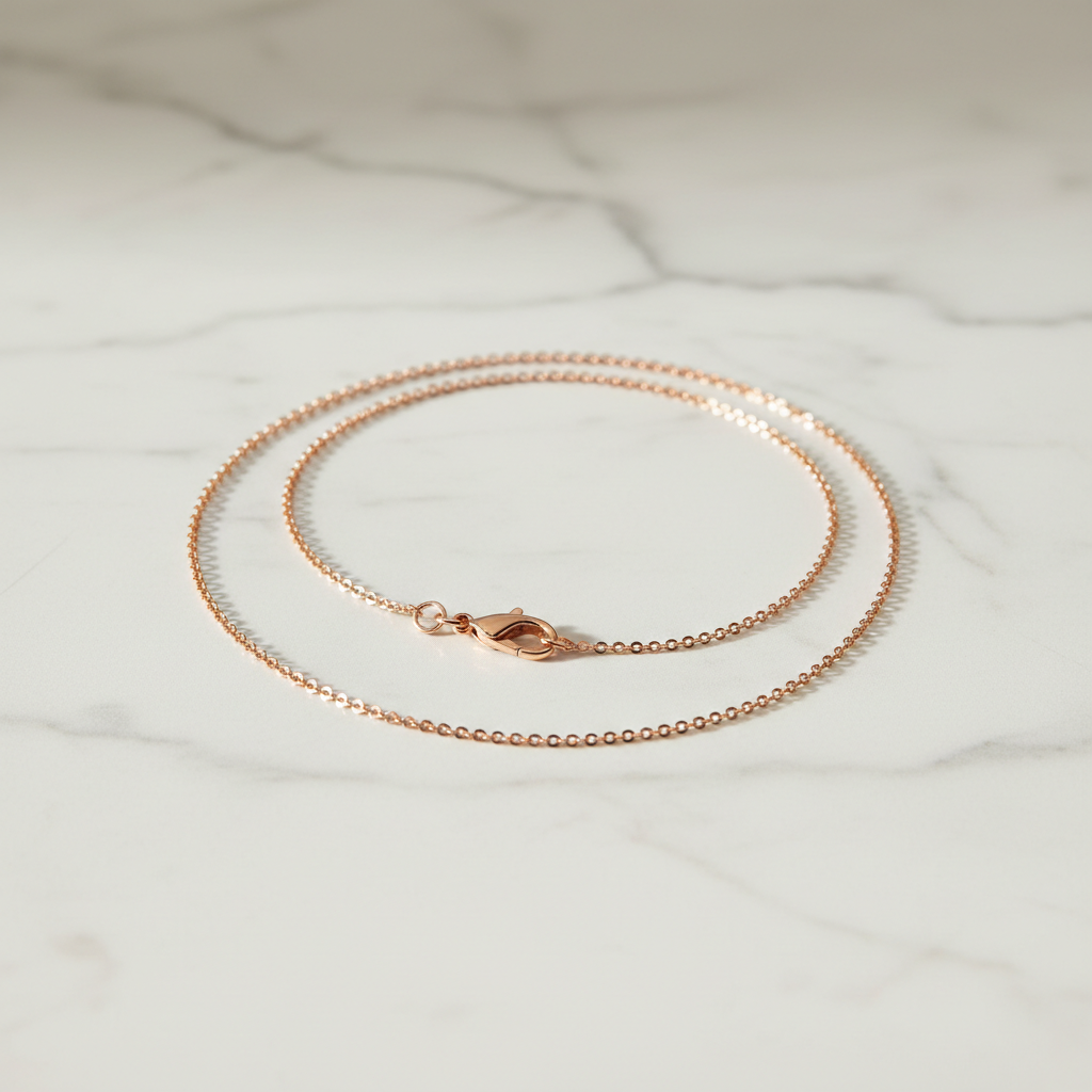 Atelier Fine Rose Gold Bracelet on marble surface