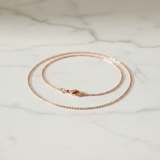 Atelier Fine Rose Gold Bracelet on marble surface